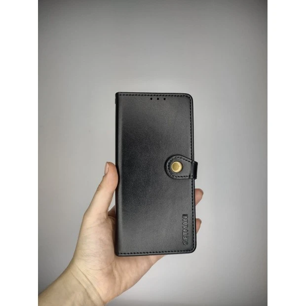 Leather Book Gallant Flip Case for Xiaomi Redmi Note 12S (Black)