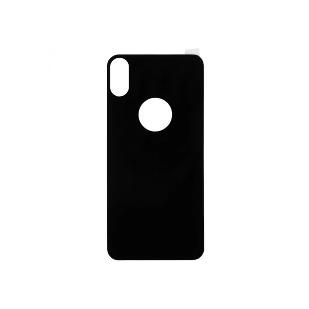 Защитное стекло (NP) BACK iPhone X Black