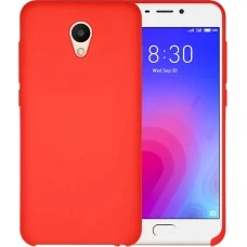 Силиконовый чехол Original Case Meizu M6s (Красный)