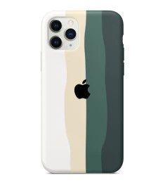 Силикон Rainbow Case Apple iPhone 11 Pro Max (Green)