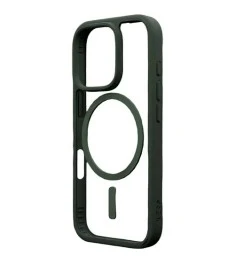 Чохол iLeraGo ColorAnt Clear для Apple iPhone 16 Pro (глибокий зелений) iLGCAClC..