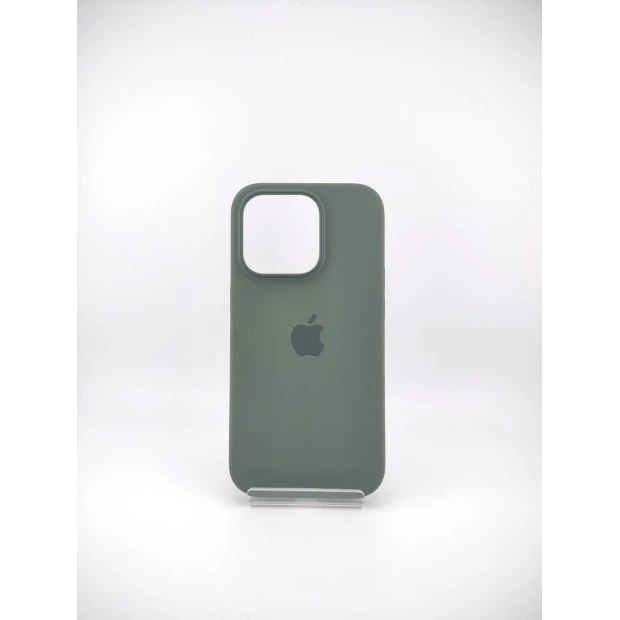Чохол Silicone Case with MagSafe для Apple iPhone 14 Pro (оливковий)