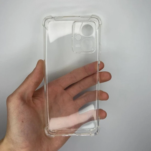 Силікон 6D для Xiaomi Redmi Note 12 5G (Прозорий)