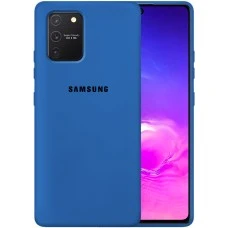 Силикон Original 360 Case Logo Samsung Galaxy S10 Lite (Кобальт)