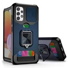 Бронь-чехол Protective Armor Case Samsung Galaxy A32 (Тёмно-синий)
