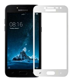 Захисне скло 3D для Samsung Galaxy J2 (2018) J250 Біле