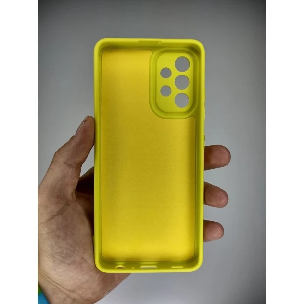 Силикон Original Samsung Galaxy A32 (2021) (ShutCam) (Лимонный)