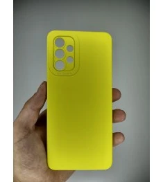 Силикон Original Samsung Galaxy A32 (2021) (ShutCam) (Лимонный)