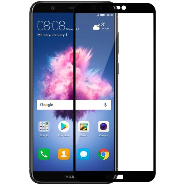 Стекло 3D Huawei P Smart Black