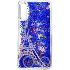 Силикон Liquid Fashion Samsung A50 (2019) (Paris)