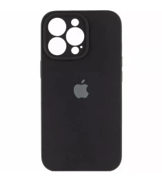 Силикон Original RoundCam Case Apple iPhone 15 Pro Max (07) Black