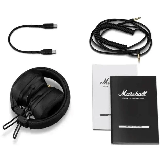 Беспроводные накладные наушники-гарнитура Marshall Major 5 (Black)