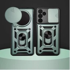 Бронь-чехол Ring Serge Armor Case Xiaomi Redmi Note 14 Pro+ 5G (ShutCam) (Зелёный)