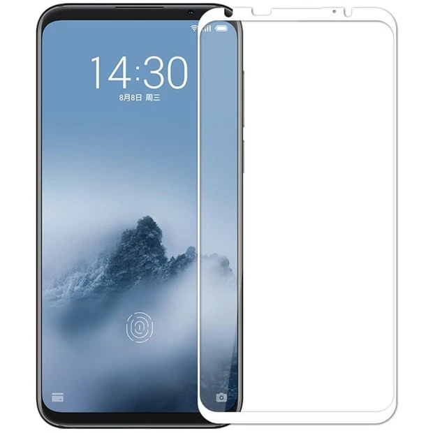 Защитное стекло 3D Meizu M15 White