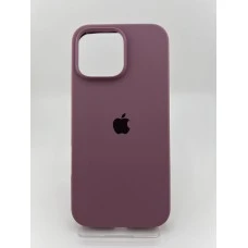 Силикон Original Round Case Apple iPhone 16 Pro Max (01) Bilberry