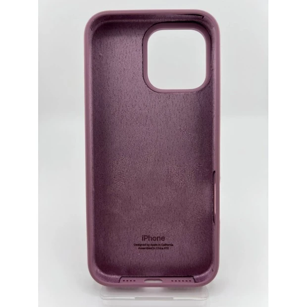 Силіконовий оригінальний кейс для Apple iPhone 16 Pro Max (01) Bilberry
