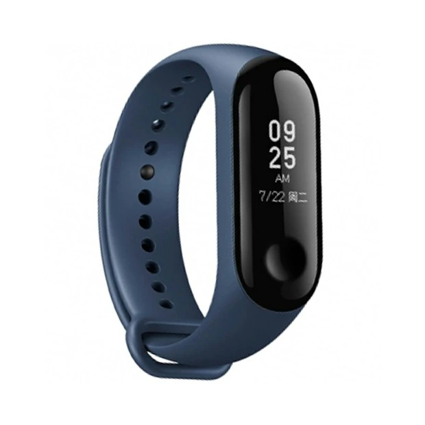 Ремешок Original Design Xiaomi Mi Band 3 / Mi Band 4 (Blue Pattern)