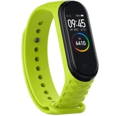 Ремешок Ribbed Style Xiaomi Mi Band 3 / Mi Band 4 (Салатовый)