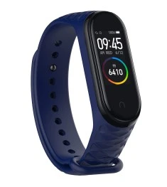 Ремешок Ribbed Style Xiaomi Mi Band 3 / Mi Band 4 (Синий)