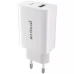 Proove Rapid 20W Power Adapter (1 Type-C) + Type-C to Lightning Cable (White) Proove Rapid 20W Power Adapter (1 Type-C) + Type-C to Lightning Cable (White)
