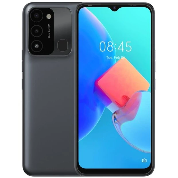 Мобильный телефон Tecno Spark 8C (KG5k) 4/128GB NFC (Magnet Black)
