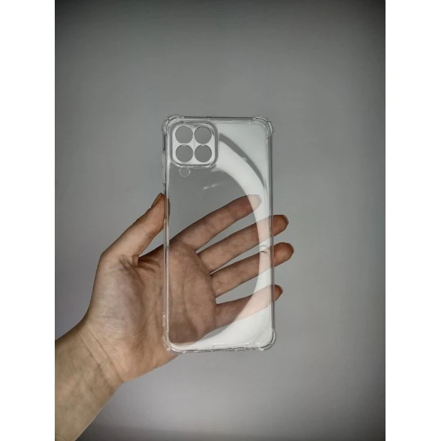 Силікон 6D Samsung Galaxy M33 (ShutCam) (Прозорий)