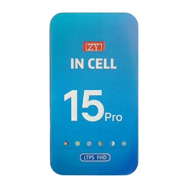 Дисплей для Apple iPhone 15 Pro с чёрным тачскрином ZY-IN CELL