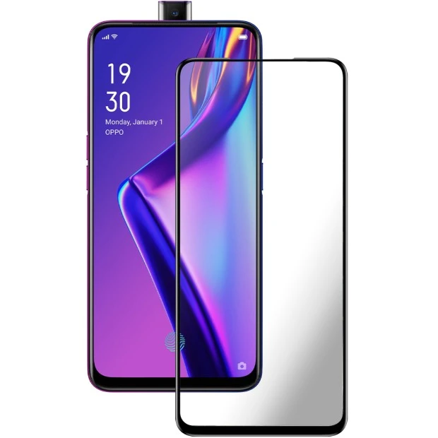 Стекло 5D Oppo K3 Black