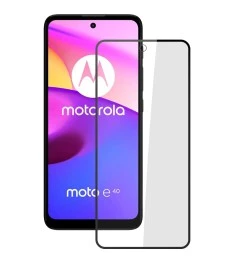 Защитное стекло 5D Japan HD Motorola E40 Black