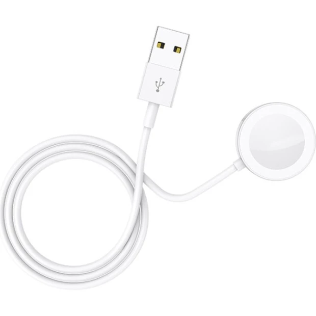 Кабель для Apple Watch Borofone BQ13 Magnetic (Білий)