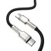 USB-кабель Baseus Cafule Metal Data 100W (2m) (Type-C на Type-C) (Чорний) CATJK-D01 USB-кабель Baseus Cafule Metal Data 100W (2m) (Type-C на Type-C) (Чорний) CATJK-D01