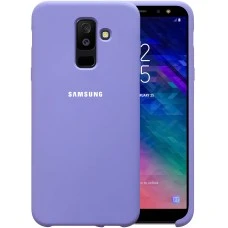 Силикон Original Case HQ Samsung Galaxy A6 Plus (2018) A605 (Фиалковый)