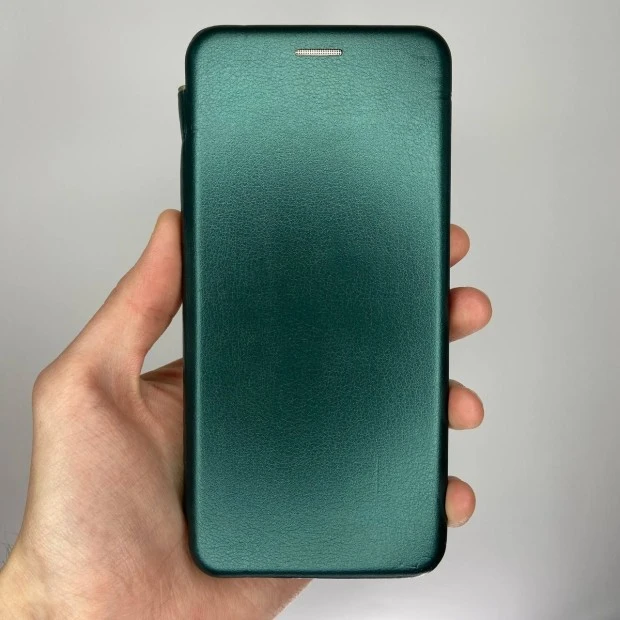 Чехол-книжка Оригинал Xiaomi Redmi 9A (Тёмно-зелёный)