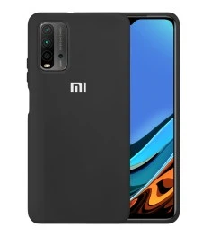 Силикон Original 360 Case Logo Xiaomi Poco M3 (Чёрный)