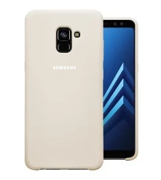 Силикон Original Case Samsung Galaxy A8 Plus (2018) A730 (Серый)