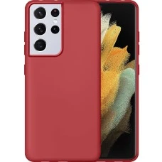 Силикон Original 360 Case Samsung Galaxy S21 Ultra (Клубничный)