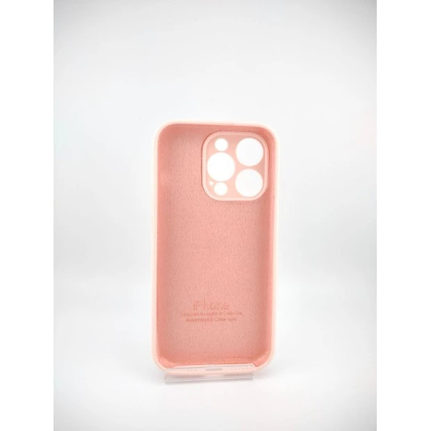 Силикон Original RoundCam Case Apple iPhone 14 Pro (Chalk Pink)