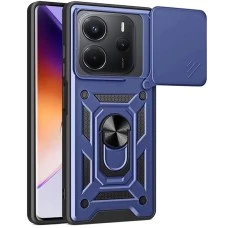 Чохол Ring Serge Armor для Xiaomi Redmi Note 14 4G (ShutCam) (Синій)