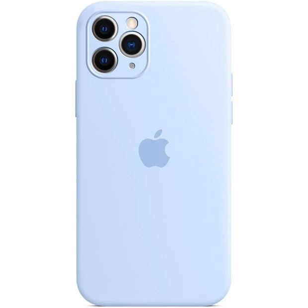 Силіконовий оригінальний чохол RoundCam для Apple iPhone 11 Pro Max (53) Небесно-блакитний