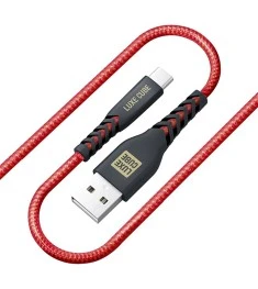 USB-кабель LuxeCube Kevlar Premium (MicroUSB) (Красный)