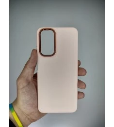 Накладка Metal Camera Xiaomi Redmi Note 11 / Note 11S (Персиковый)