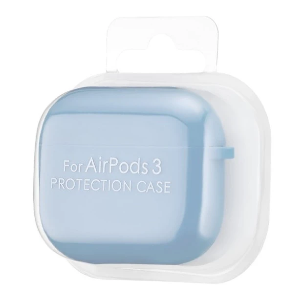 Чехол для наушников Full Silicone Case with Microfiber Apple AirPods 3 (15) Lilac