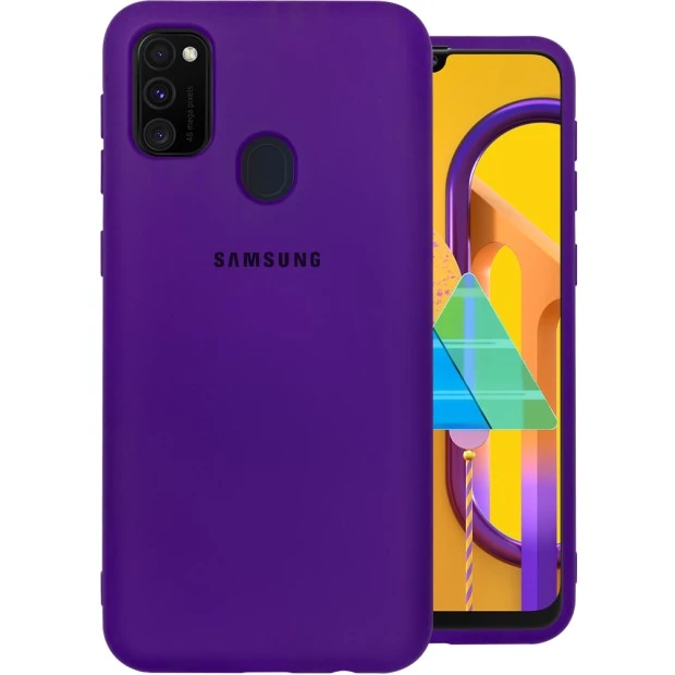 Силикон Original Case (HQ) Samsung Galaxy M30s (2019) (Фиолетовый)