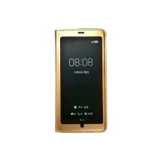 Чехол-книжка Original Window Huawei Y7 Prime (2018) / Honor 7c Pro (золотой)