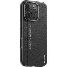 Накладка Blueo Premium Leather MagSafe Apple iPhone 15 Pro Max (Black)