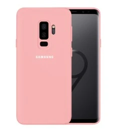 Силикон Original 360 Case Logo Samsung Galaxy S9 Plus (Розовый)