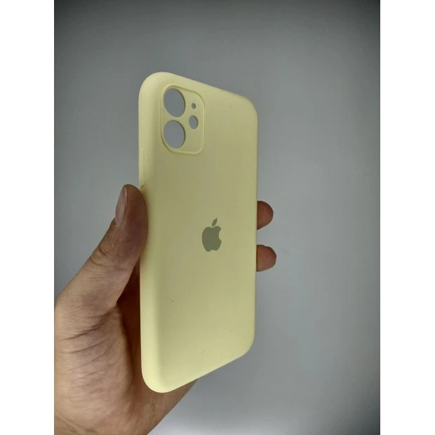 Силикон Original RoundCam Case Apple iPhone 11 (51) Mellow Yellow