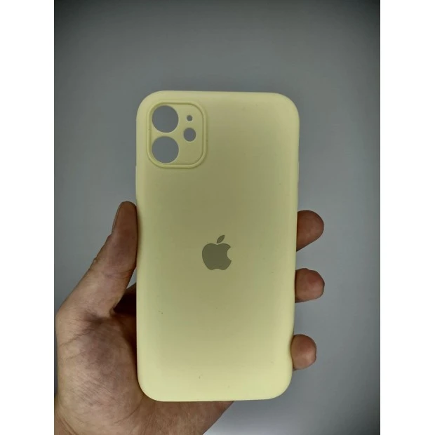 Силикон Original RoundCam Case Apple iPhone 11 (51) Mellow Yellow