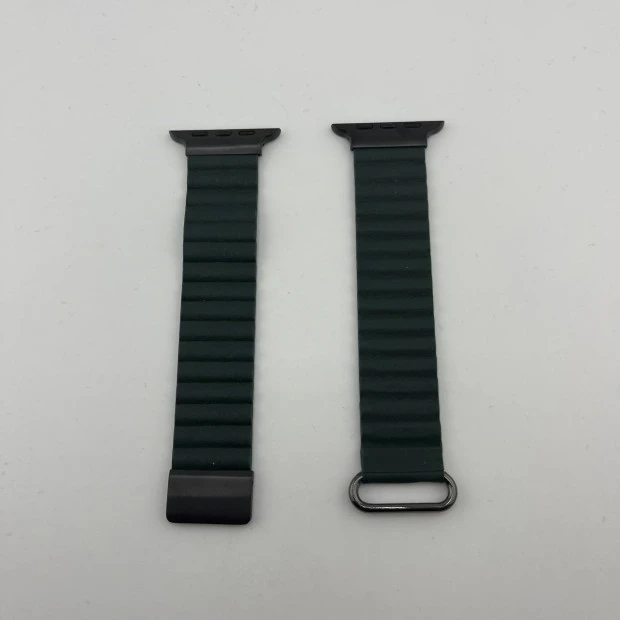 Ремешок Apple Watch Color Leather 42 / 44 / 45 / 49 mm (Green)