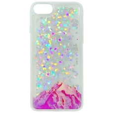 Силиконовый чехол Liquid Fashion Apple iPhone 7 / 8 (Mountains)